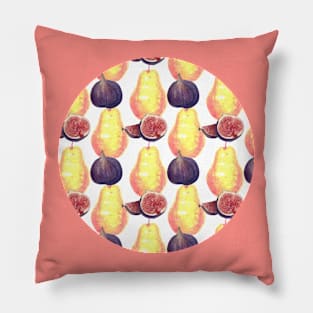 Oh, pear! (on white) Pillow