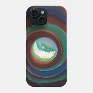 High Resolution Pond in the Woods by Georgia O'Keeffe Phone Case