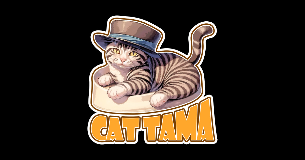 Cat Tama,Tama Super Station Master - Popular Cat Webmaster - Sticker ...