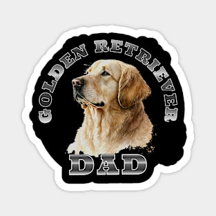 Golden Retriever Dad Magnet