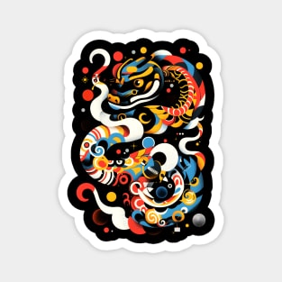 Amazing Chinese Year of the Snake Design Magnet