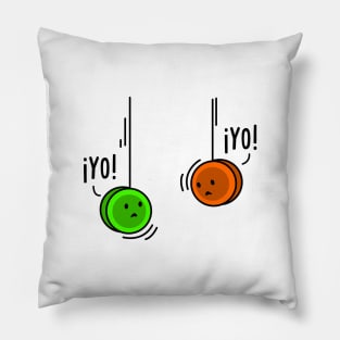 Yo Yo Spanish Pun Pillow