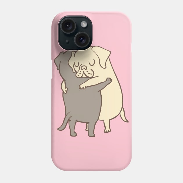 Labrador retriever Hugs Phone Case by huebucket