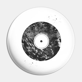 Vinyl disc Pin