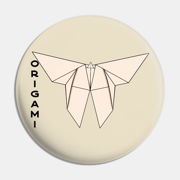 Origami butterfly Pin by Hloosh