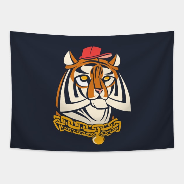 Tiger Style Tapestry by dannyrumbl