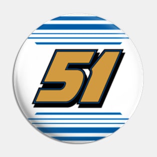 Jeremy Clements #51 2024 NASCAR Design Pin