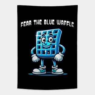 Fear the Blue Waffle Tapestry