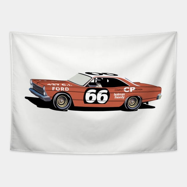 Jim Clark Fairlane Tapestry by Maxyenko