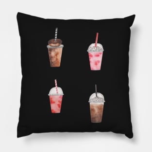 Milkshake - coffee set Pillow