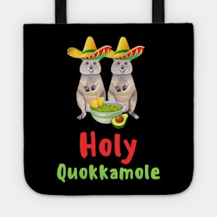 Funny Quokka lover guacamole pun Sombrero Cinco de Mayo Tote