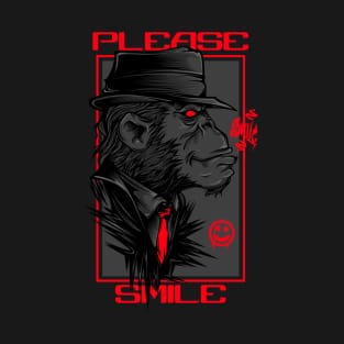 Please smile boss monkey speak graphic for gift T-Shirt