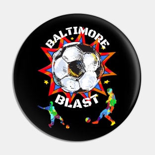 BALTIMORE BLAST SOCCER TEAM DESIGN Pin