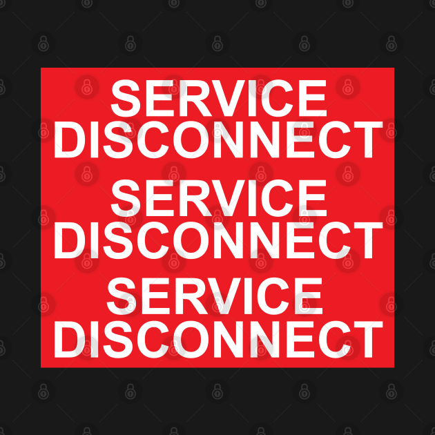 Electric Service Disconnect Labels by MVdirector