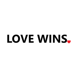 Love Wins Red Heart T-Shirt