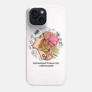 embrace equity international women's day 2023 Phone Case