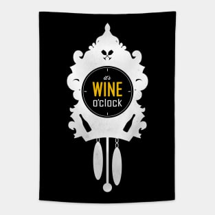 Wine O Clock Tapestry