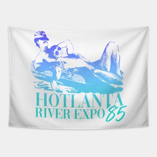 Hotlanta River Expo Vintage Gay LGBT Retro Atlanta Georgia Tapestry