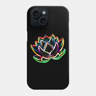 Lotus Neon Phone Case