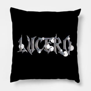 Lucero Band Logo Text Pillow