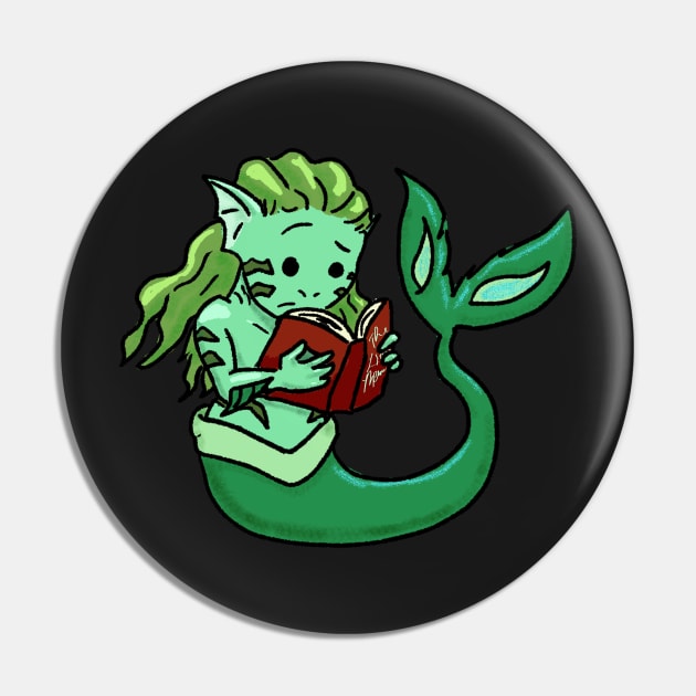 Little Mermaid Reading Buddy Pin by allthebeanz