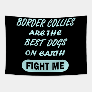 Border Collie Girls Women Puppy Herbs Tapestry