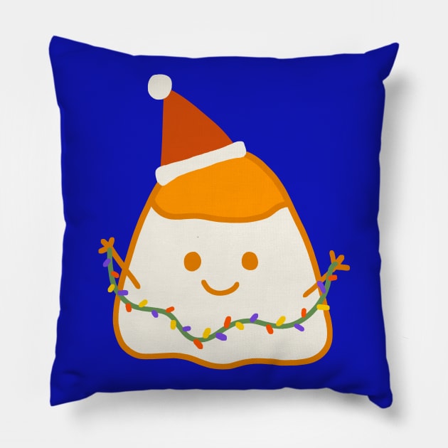 Egg Yolk in a Christmas Party Pillow by aaalou