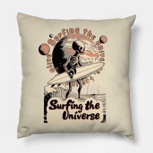 Alien surfing 88061 Pillow