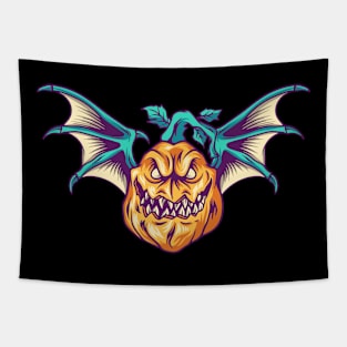 The Bat Pumpkin Tapestry