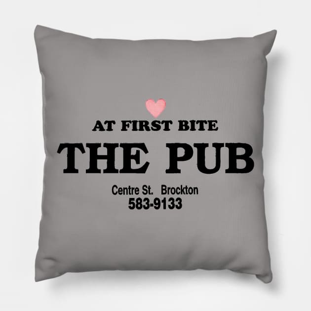 The Pub - Brockton, MA Pillow by Mass aVe mediA