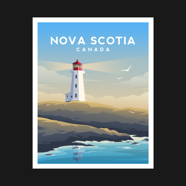 Nova Scotia, Canada - Peggy's Cove Lighthouse by typelab