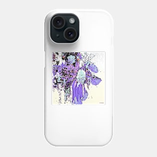 Purple Bountiful Bouquet Abstract Phone Case