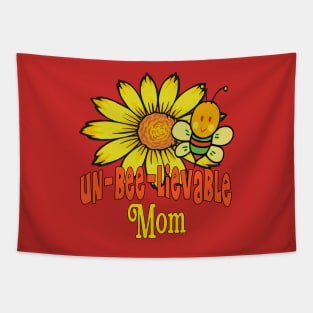 Unbelievable Mom Sunflowers and Bees Tapestry