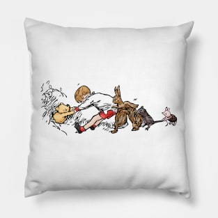 Classic Stuck Winnie the Pooh Pillow