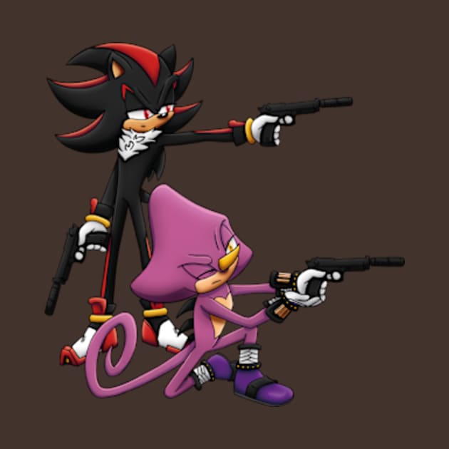 Shadow and Espio on a Heist by TheHedgehogManiac