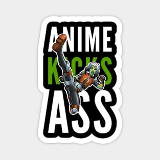 Anime Kicks Ass Magnet