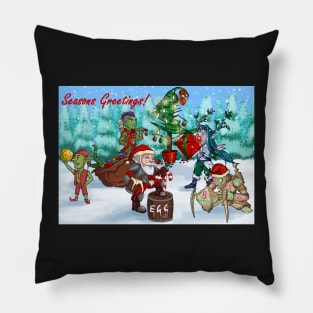 Seasons Greetings 2021 Pillow