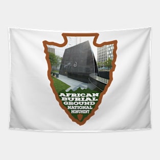 African Burial Ground National Monument photo arrowhead Tapestry