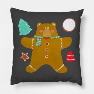 Ginger Bear Pillow