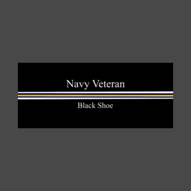 black shoe navy