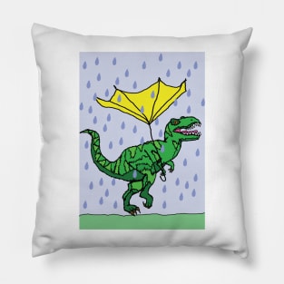 Dino has a bad day Pillow