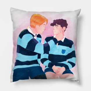 Heartstopper "mud on your face" Pillow