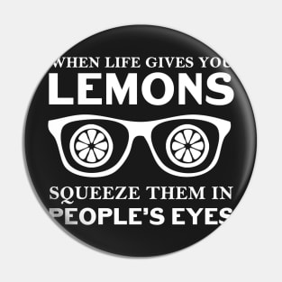 Life Lemons Pin