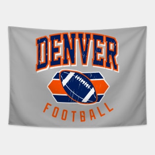 Vintage Denver Football Tapestry