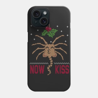 NOW KISS - Ugly Christmas Sweater Phone Case