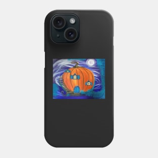 Samhain Salem Pumpkin House - Witches Phone Case