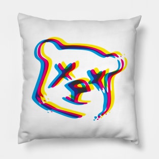 CMYK Bear Logo - DEADZOO Pillow