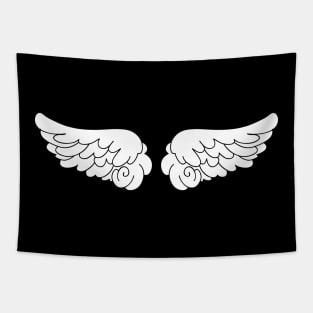 Fluffy White Wings Tapestry