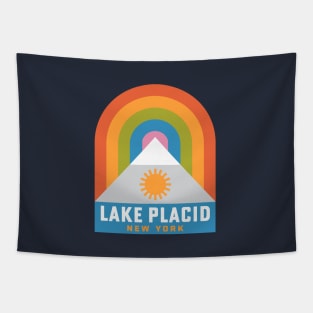 Lake Placid Adirondacks Mountains New York Rainbow Tapestry