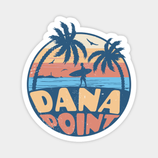 Vintage Surfing Dana Point, California // Retro Summer Vibes // Grunge Surfer Sunset Magnet